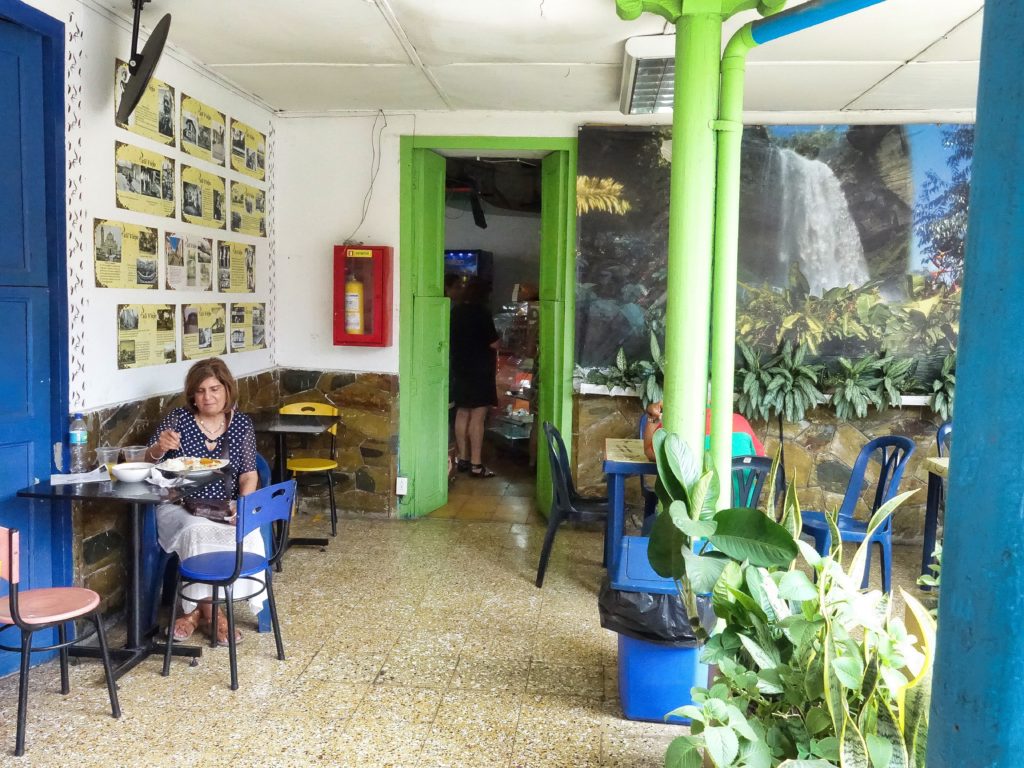 We stopped for lunch at a small café courtyard, for their Almuerzo Menu Del Dia